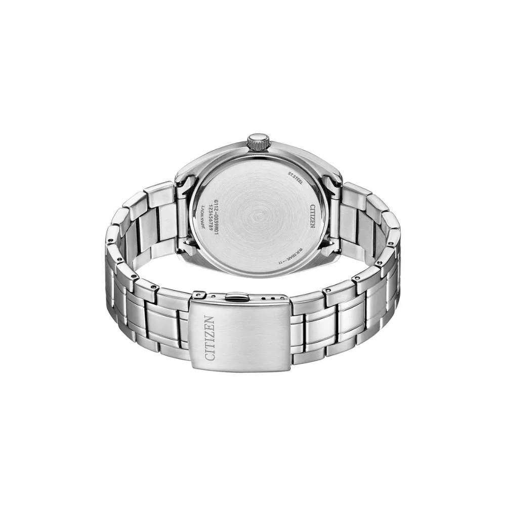 WW2073 Citizen Dress Date Stainless Steel Silver Chain Watch BI5100-58A