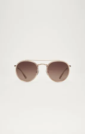 Z Supply Sunglasses Traveller Champagne Gradient